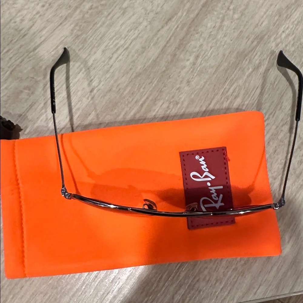 KIDS Ray-Ban Silver Frame Grey Lens Sunglasses